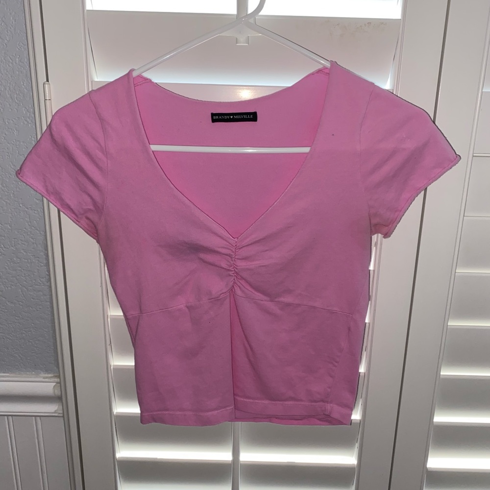 Brandy Melville Pink Top